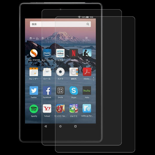 2 PCS 9H 2.5D Explosion-proof Tempered Tablet Glass Film For Amazon Kindle Fire HD 8 2018 - Others by buy2fix | Online Shopping UK | buy2fix