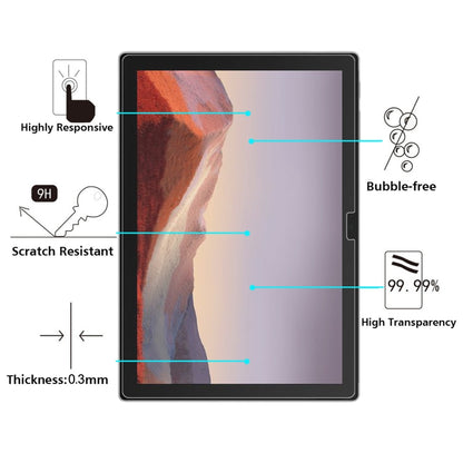 25 PCS 9H 2.5D Explosion-proof Tempered Tablet Glass Film For MicroSoft Surface Pro 7+ - Others by buy2fix | Online Shopping UK | buy2fix