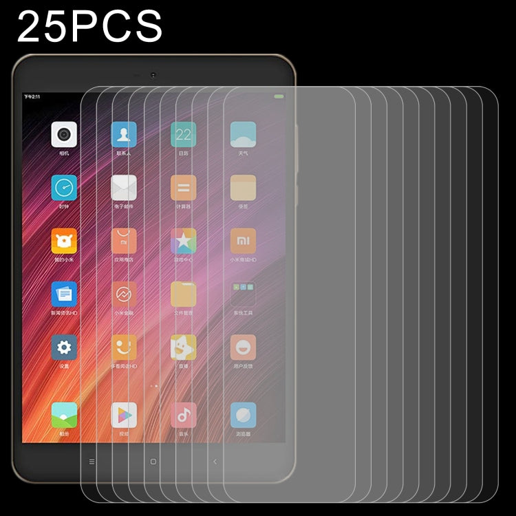 25 PCS 9H 2.5D Explosion-proof Tempered Tablet Glass Film For Xiaomi Mi Pad 3 - Others by buy2fix | Online Shopping UK | buy2fix