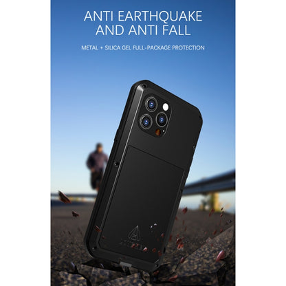 For iPhone 13 Pro Max LOVE MEI Metal Shockproof Life Waterproof Dustproof Protective Phone Case (Silver) - iPhone 13 Pro Max Cases by LOVE MEI | Online Shopping UK | buy2fix