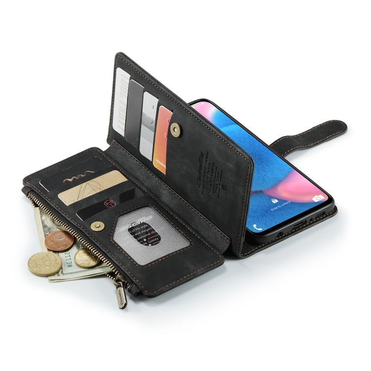 For Samsung Galaxy A30s / A50s / A50 CaseMe-C30 Multifunctional Horizontal Flip PU + TPU Phone Case(Black) - Galaxy Phone Cases by CaseMe | Online Shopping UK | buy2fix