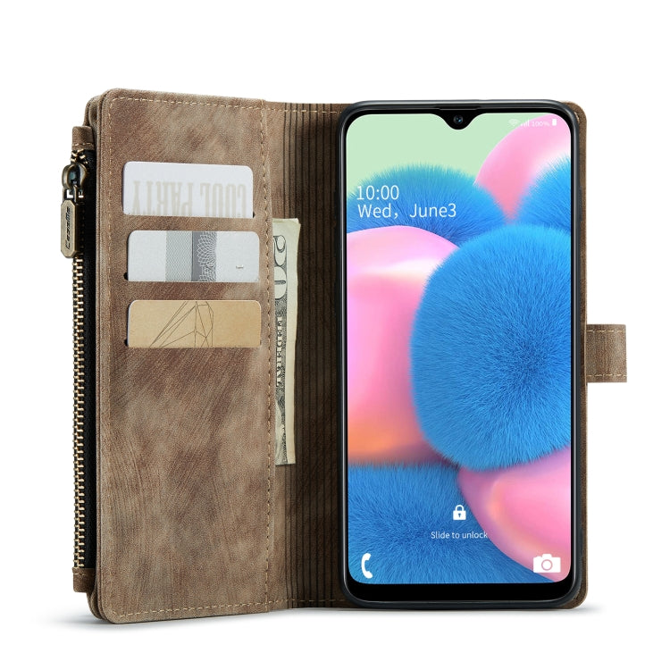 For Samsung Galaxy A30s / A50s / A50 CaseMe-C30 Multifunctional Horizontal Flip PU + TPU Phone Case(Brown) - Galaxy Phone Cases by CaseMe | Online Shopping UK | buy2fix