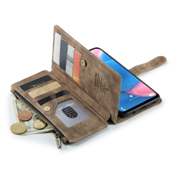 For Samsung Galaxy A30s / A50s / A50 CaseMe-C30 Multifunctional Horizontal Flip PU + TPU Phone Case(Brown) - Galaxy Phone Cases by CaseMe | Online Shopping UK | buy2fix