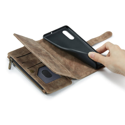 For Samsung Galaxy A30s / A50s / A50 CaseMe-C30 Multifunctional Horizontal Flip PU + TPU Phone Case(Brown) - Galaxy Phone Cases by CaseMe | Online Shopping UK | buy2fix