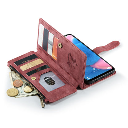For Samsung Galaxy A30s / A50s / A50 CaseMe-C30 Multifunctional Horizontal Flip PU + TPU Phone Case(Red) - Galaxy Phone Cases by CaseMe | Online Shopping UK | buy2fix