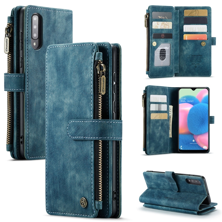For Samsung Galaxy A30s / A50s / A50 CaseMe-C30 Multifunctional Horizontal Flip PU + TPU Phone Case(Blue) - Galaxy Phone Cases by CaseMe | Online Shopping UK | buy2fix