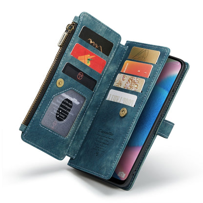 For Samsung Galaxy A30s / A50s / A50 CaseMe-C30 Multifunctional Horizontal Flip PU + TPU Phone Case(Blue) - Galaxy Phone Cases by CaseMe | Online Shopping UK | buy2fix