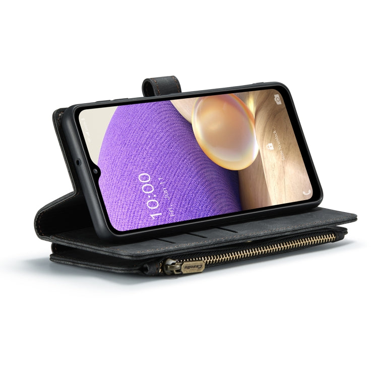 For Samsung Galaxy A32 5G CaseMe-C30 Multifunctional Horizontal Flip PU + TPU Phone Case(Black) - Galaxy Phone Cases by CaseMe | Online Shopping UK | buy2fix
