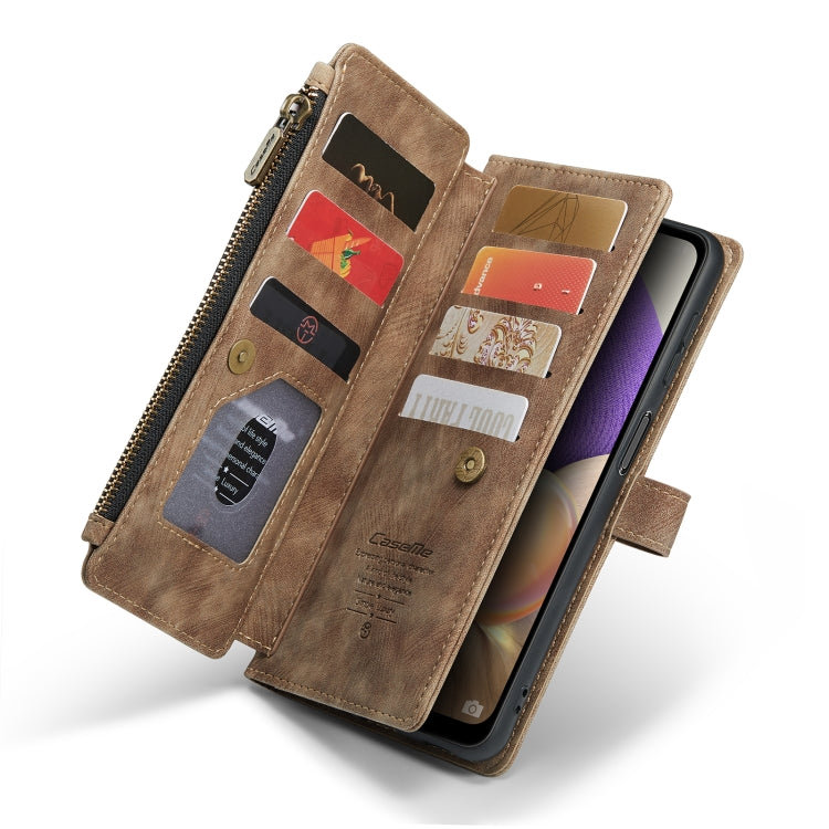 For Samsung Galaxy A32 5G CaseMe-C30 Multifunctional Horizontal Flip PU + TPU Phone Case(Brown) - Galaxy Phone Cases by CaseMe | Online Shopping UK | buy2fix