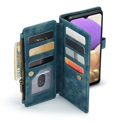 For Samsung Galaxy A32 5G CaseMe-C30 Multifunctional Horizontal Flip PU + TPU Phone Case(Blue) - Galaxy Phone Cases by CaseMe | Online Shopping UK | buy2fix