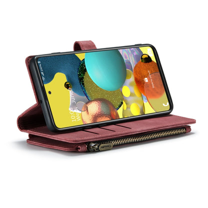 For Samsung Galaxy A51 4G CaseMe-C30 Multifunctional Horizontal Flip PU + TPU Phone Case(Red) - Galaxy Phone Cases by CaseMe | Online Shopping UK | buy2fix