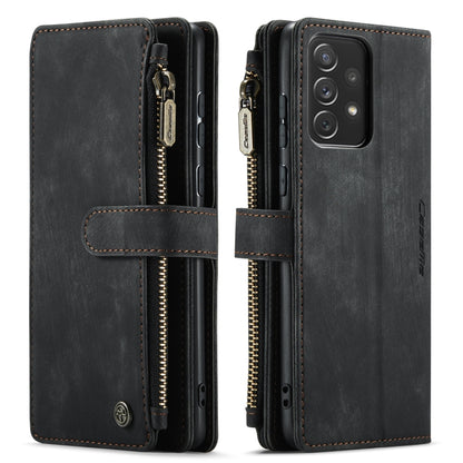 For Samsung Galaxy A72 CaseMe-C30 Multifunctional Horizontal Flip PU + TPU Phone Case(Black) - Galaxy Phone Cases by CaseMe | Online Shopping UK | buy2fix