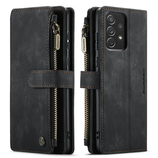 For Samsung Galaxy A72 CaseMe-C30 Multifunctional Horizontal Flip PU + TPU Phone Case(Black) - Galaxy Phone Cases by CaseMe | Online Shopping UK | buy2fix