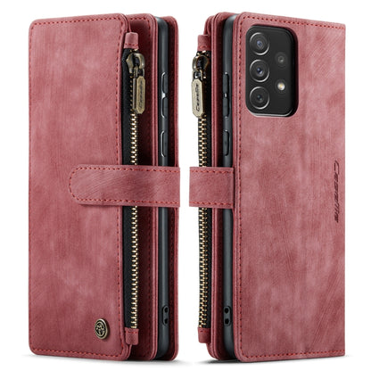 For Samsung Galaxy A72 CaseMe-C30 Multifunctional Horizontal Flip PU + TPU Phone Case(Red) - Galaxy Phone Cases by CaseMe | Online Shopping UK | buy2fix