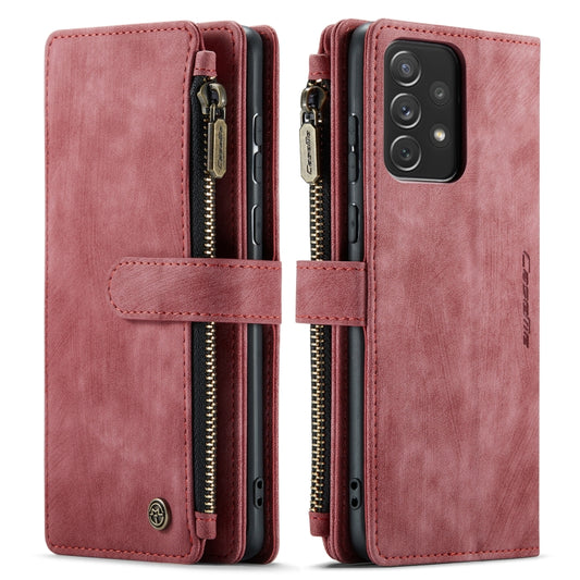 For Samsung Galaxy A72 CaseMe-C30 Multifunctional Horizontal Flip PU + TPU Phone Case(Red) - Galaxy Phone Cases by CaseMe | Online Shopping UK | buy2fix