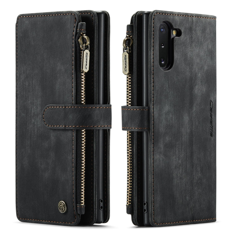 For Samsung Galaxy Note10 CaseMe-C30 Multifunctional Horizontal Flip PU + TPU Phone Case(Black) - Galaxy Phone Cases by CaseMe | Online Shopping UK | buy2fix