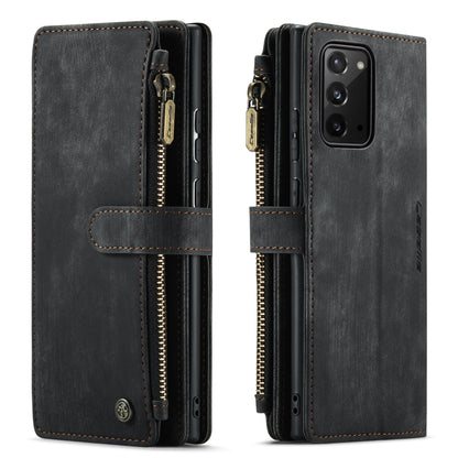 For Samsung Galaxy Note20 CaseMe-C30 Multifunctional Horizontal Flip PU + TPU Phone Case(Black) - Galaxy Note20 Cases by CaseMe | Online Shopping UK | buy2fix