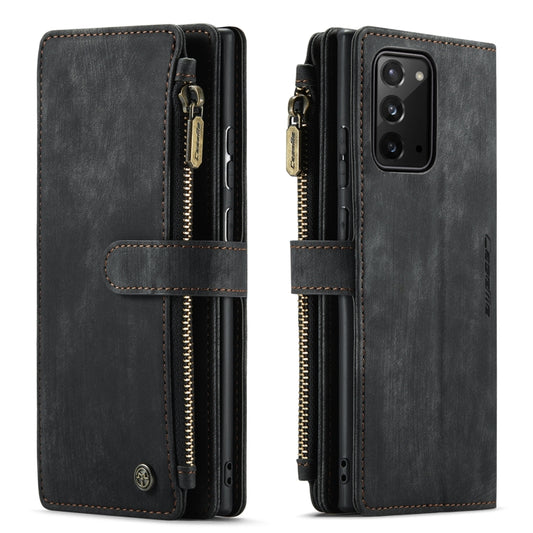 For Samsung Galaxy Note20 CaseMe-C30 Multifunctional Horizontal Flip PU + TPU Phone Case(Black) - Galaxy Note20 Cases by CaseMe | Online Shopping UK | buy2fix