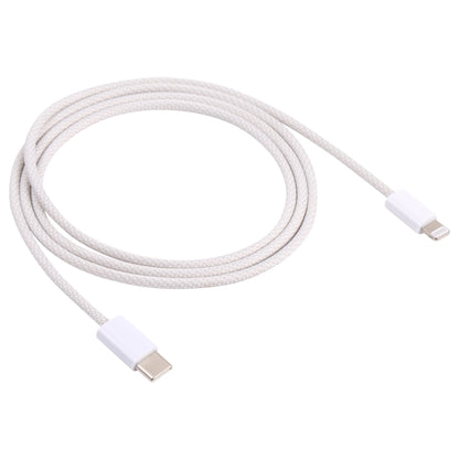 12W PD USB-C / Type-C to 8 Pin Data Cable, Cable Length: 1m(White) by buy2fix