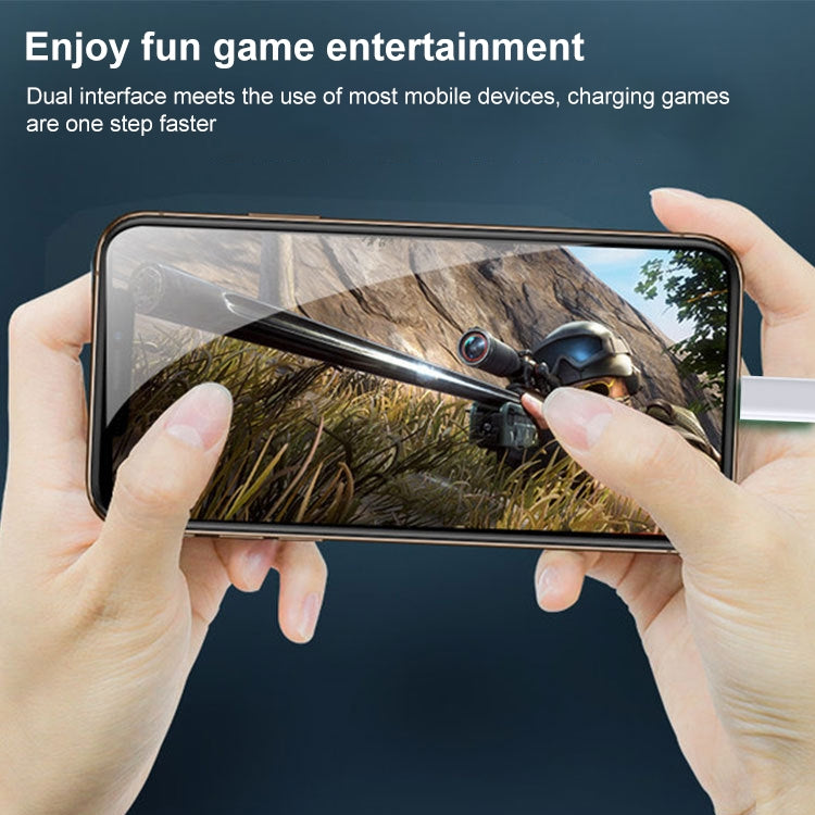 12W PD USB-C / Type-C to 8 Pin Data Cable, Cable Length: 1m(White) by buy2fix