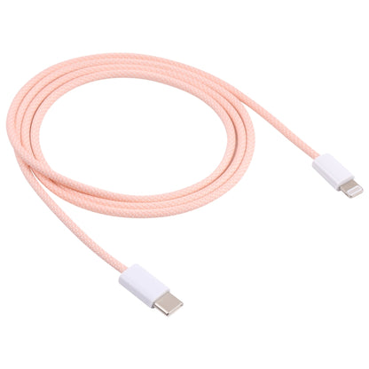 20W PD USB-C / Type-C to 8 Pin Data Cable, Cable Length: 1m(Pink) by buy2fix