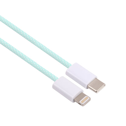 20W PD USB-C / Type-C to 8 Pin Data Cable, Cable Length: 1m(Green) by buy2fix