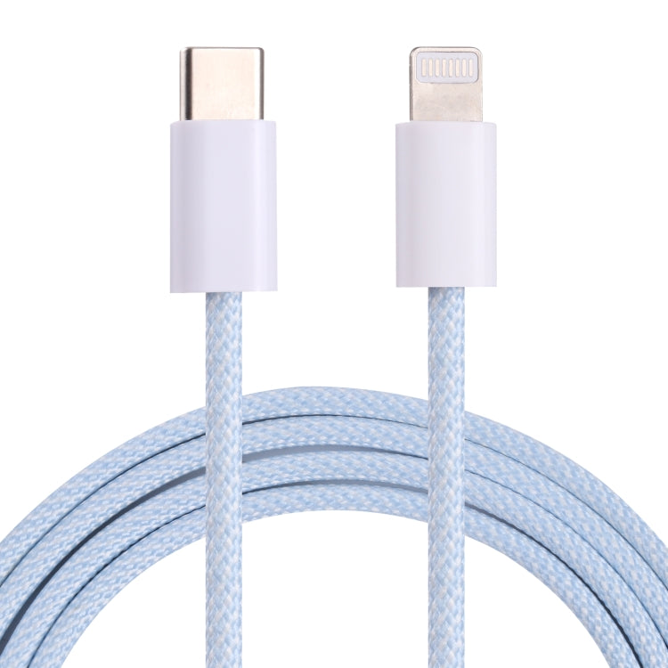 20W PD USB-C / Type-C to 8 Pin Data Cable, Cable Length: 1m(Blue) by buy2fix