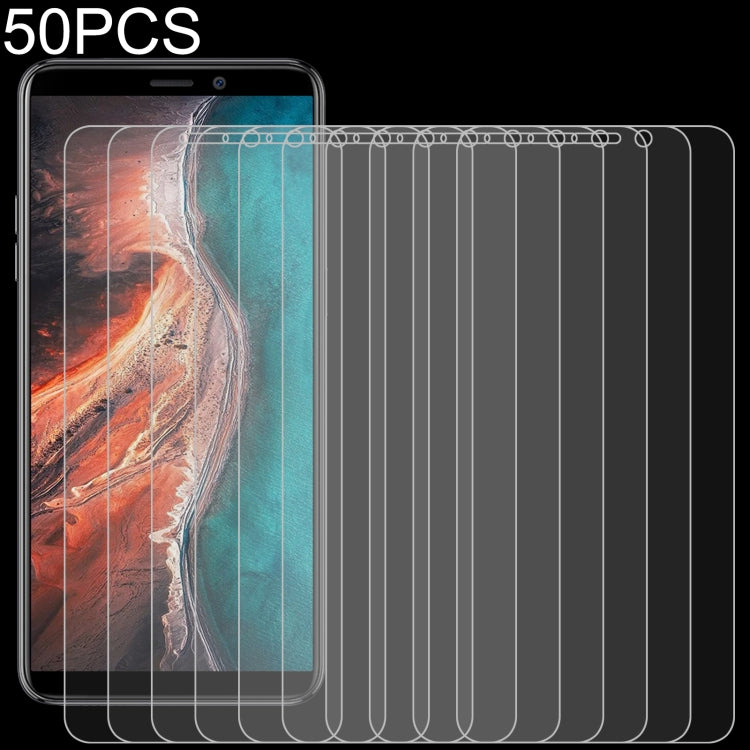 50 PCS 0.26mm 9H 2.5D Tempered Glass Film For Ulefone P6000 Plus by buy2fix