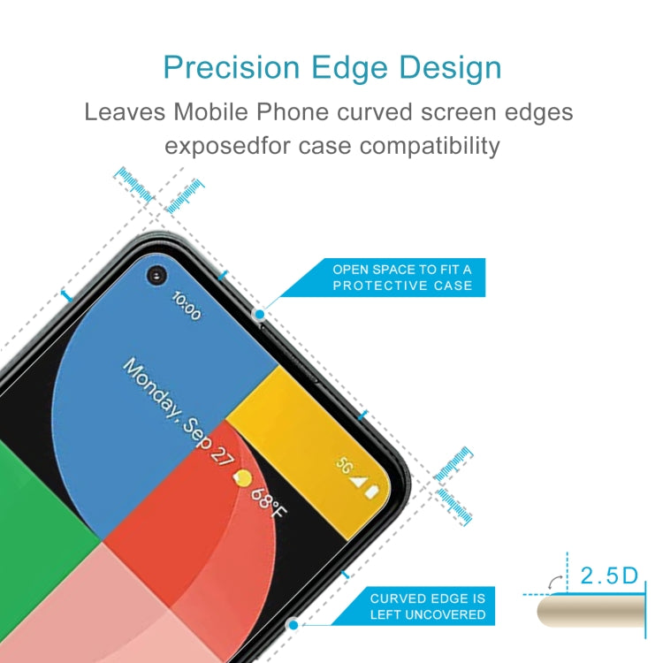 10 PCS 0.26mm 9H 2.5D Tempered Glass Film For Google Pixel 5a - Google Tempered Glass by buy2fix | Online Shopping UK | buy2fix