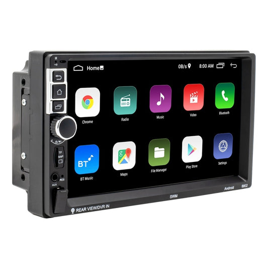 S-8802C 7 inch IPS Screen Car Android Player GPS Navigation Bluetooth Touch FM Radio CarPlay, Support Mirror Link & FM & WIFI & Steering Wheel Control - Car MP3 & MP4 & MP5 by buy2fix | Online Shopping UK | buy2fix
