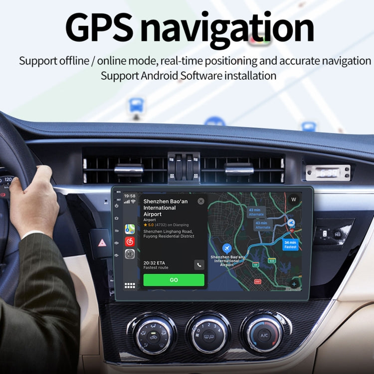 S-9090 9 inch HD Screen Car Android Player GPS Navigation Bluetooth Touch Radio, Support Mirror Link & FM & WIFI & Steering Wheel Control, Style:Standard Version - Car MP3 & MP4 & MP5 by buy2fix | Online Shopping UK | buy2fix