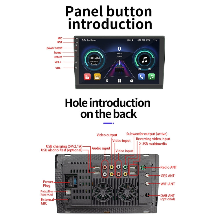 S-9090 9 inch HD Screen Car Android Player GPS Navigation Bluetooth Touch Radio, Support Mirror Link & FM & WIFI & Steering Wheel Control, Style:Standard Version - Car MP3 & MP4 & MP5 by buy2fix | Online Shopping UK | buy2fix
