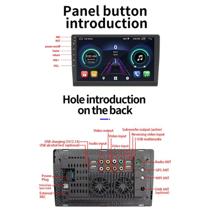 S-9090 9 inch HD Screen Car Android Player GPS Navigation Bluetooth Touch Radio, Support Mirror Link & FM & WIFI & Steering Wheel Control, Style:Standard Version - Car MP3 & MP4 & MP5 by buy2fix | Online Shopping UK | buy2fix