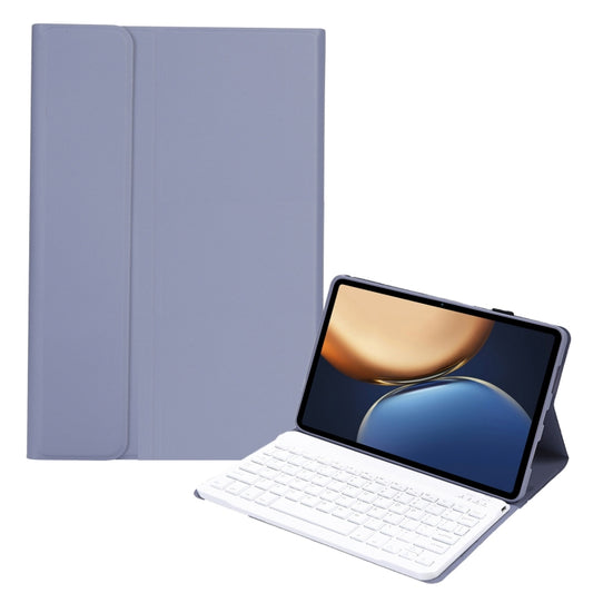 AHV7 Lambskin Texture Ultra-thin Bluetooth Keyboard Leather Tablet Case For Honor Pad V8 / Tablet V7 Pro(Purple) - Huawei Keyboard by buy2fix | Online Shopping UK | buy2fix