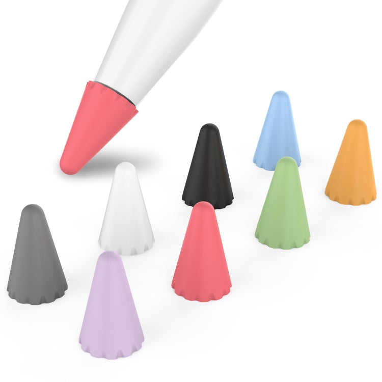 8 PCS / Set Stoyobe Universal Silicone Nib Cap For Apple Pencil 1 / 2(Mixed Colors) by buy2fix