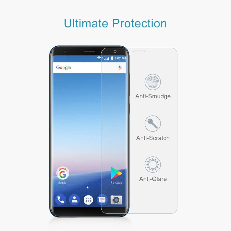 50 PCS 0.26mm 9H 2.5D Tempered Glass Film For Ulefone MIX 2 by buy2fix