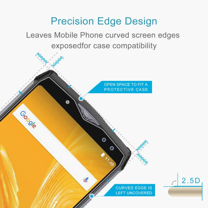50 PCS 0.26mm 9H 2.5D Tempered Glass Film For Ulefone Power 5 by buy2fix