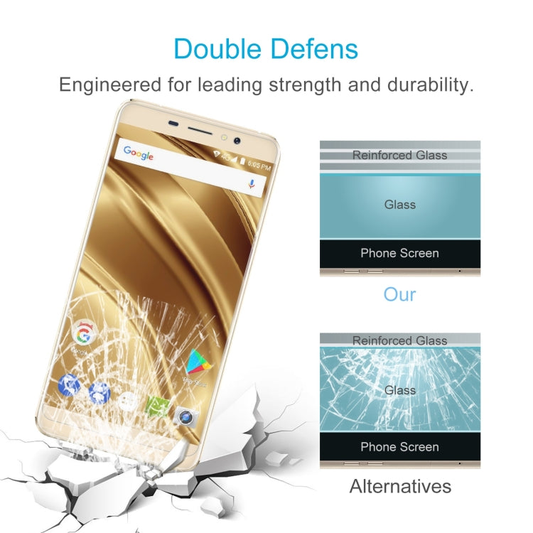 50 PCS 0.26mm 9H 2.5D Tempered Glass Film For Ulefone S8 Pro by buy2fix