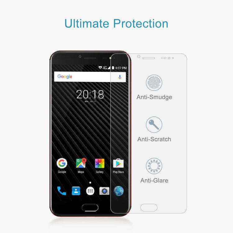 50 PCS 0.26mm 9H 2.5D Tempered Glass Film For Ulefone T1 by buy2fix