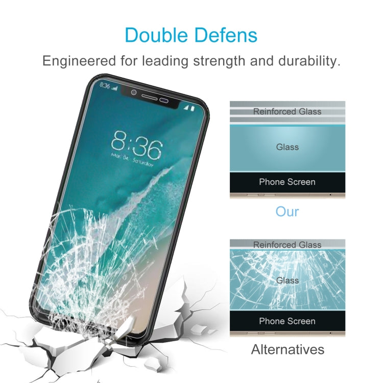 50 PCS 0.26mm 9H 2.5D Tempered Glass Film For Ulefone X by buy2fix