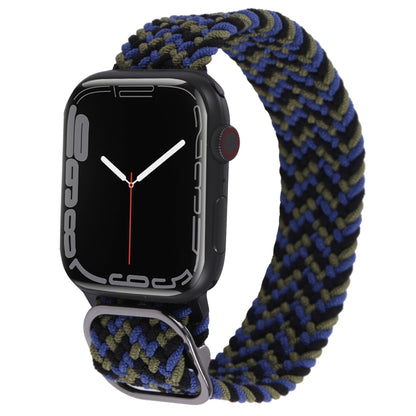 Nylon Braid Strap Watch Band For Apple Watch Ultra 49mm&Watch Ultra 2 49mm / Series 9&8&7 45mm / SE 3&SE 2&6&SE&5&4 44mm / 3&2&1 42mm(28) by buy2fix