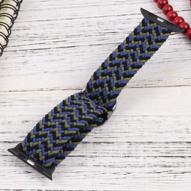 Nylon Braid Strap Watch Band For Apple Watch Ultra 49mm&Watch Ultra 2 49mm / Series 9&8&7 45mm / SE 3&SE 2&6&SE&5&4 44mm / 3&2&1 42mm(28) by buy2fix