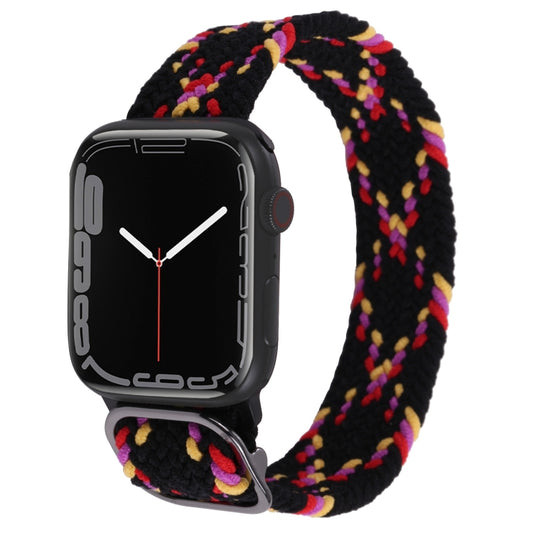 Nylon Braid Strap Watch Band For Apple Watch Ultra 49mm&Watch Ultra 2 49mm / Series 9&8&7 45mm / SE 3&SE 2&6&SE&5&4 44mm / 3&2&1 42mm(29) by buy2fix
