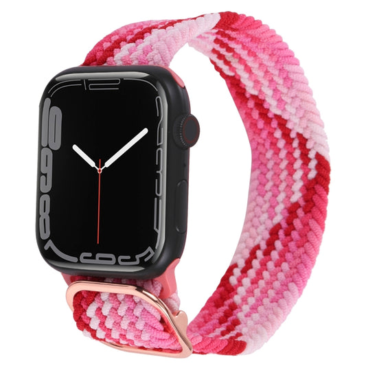 Nylon Braid Strap Watch Band For Apple Watch Ultra 49mm&Watch Ultra 2 49mm / Series 9&8&7 45mm / SE 3&SE 2&6&SE&5&4 44mm / 3&2&1 42mm(31) by buy2fix