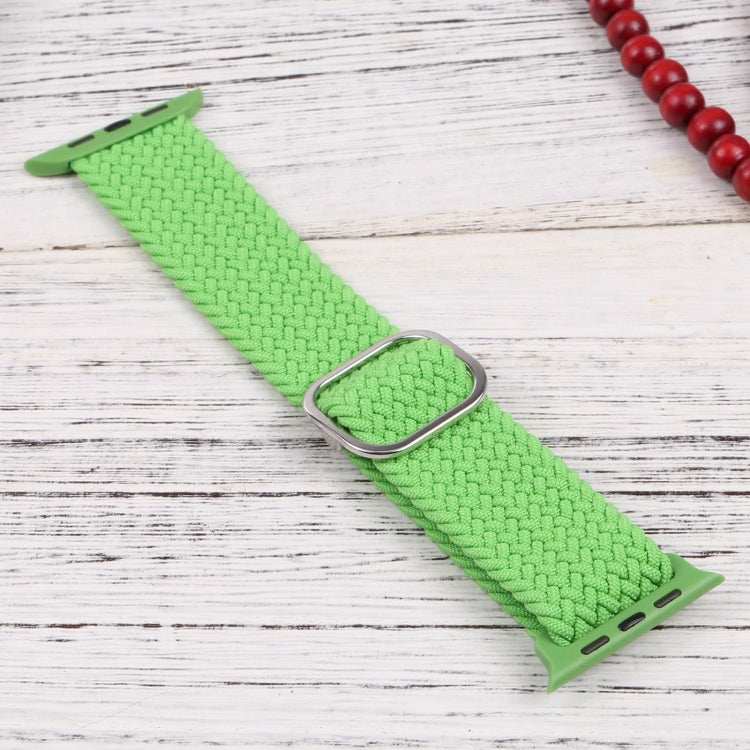 Nylon Braid Strap Watch Band For Apple Watch Ultra 49mm&Watch Ultra 2 49mm / Series 9&8&7 45mm / SE 3&SE 2&6&SE&5&4 44mm / 3&2&1 42mm(33) by buy2fix