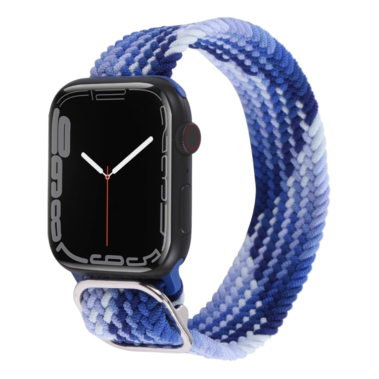 Nylon Braid Strap Watch Band For Apple Watch Ultra 49mm&Watch Ultra 2 49mm / Series 9&8&7 45mm / SE 3&SE 2&6&SE&5&4 44mm / 3&2&1 42mm(36) by buy2fix