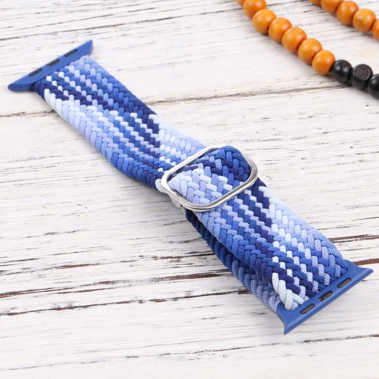 Nylon Braid Strap Watch Band For Apple Watch Ultra 49mm&Watch Ultra 2 49mm / Series 9&8&7 45mm / SE 3&SE 2&6&SE&5&4 44mm / 3&2&1 42mm(36) by buy2fix