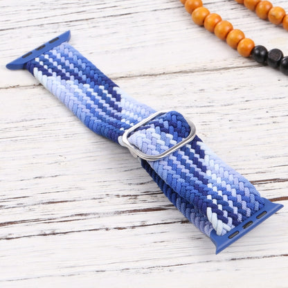 Nylon Braid Strap Watch Band For Apple Watch Ultra 49mm&Watch Ultra 2 49mm / Series 9&8&7 45mm / SE 3&SE 2&6&SE&5&4 44mm / 3&2&1 42mm(36) by buy2fix