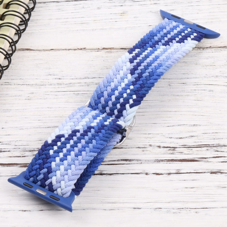 Nylon Braid Strap Watch Band For Apple Watch Ultra 49mm&Watch Ultra 2 49mm / Series 9&8&7 45mm / SE 3&SE 2&6&SE&5&4 44mm / 3&2&1 42mm(36) by buy2fix