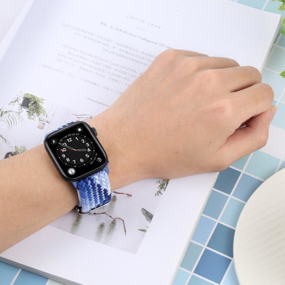 Nylon Braid Strap Watch Band For Apple Watch Ultra 49mm&Watch Ultra 2 49mm / Series 9&8&7 45mm / SE 3&SE 2&6&SE&5&4 44mm / 3&2&1 42mm(36) by buy2fix